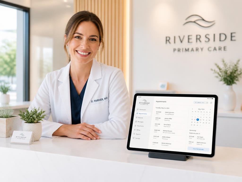 Healthcare business using AI-powered tools
